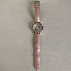 Guess Pink Butterfly Watch